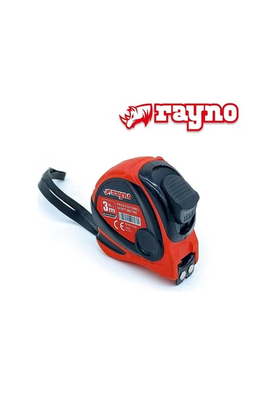 Rayno Profesyonel Şerit Metre 3m X 16mm - 3016 Diğer
