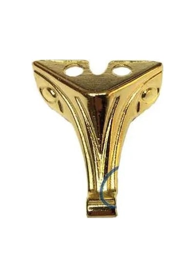 Cntma Moda Ahşap Sandık Ayağı, Kutu Ayak 2, 5 Cm - Sarı, 100 Adet Diğer