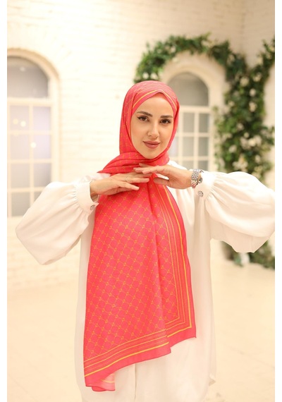 Silk Home Olinda Şal - 49005 - 22 Pembe Asit - Pembe