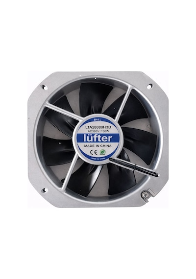 Lüfter Lta28080h3b ,280x80mm 380vac Rulmanlı 1100-cfm 2-kablo Fan