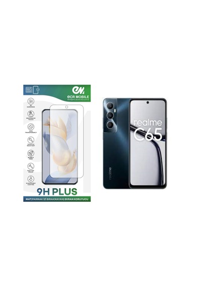 Realme C65 Ekran Koruyucu Mat Tam Uyumlu Esnek Nano Kırılmayan
