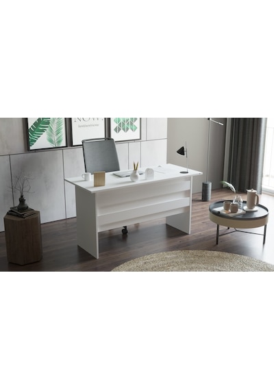 Robinhome Verona A Ofis Çalışma Masası Beyaz