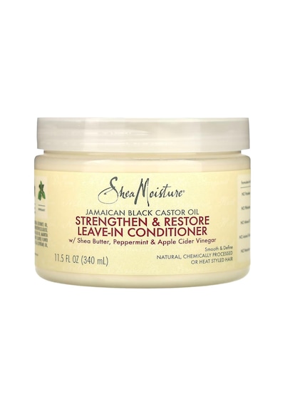 Shea Moisture Jamaican Black Castor Oil Güçlendirici Ve Onarıcı Durulanmayan Saç Kremi 340ml