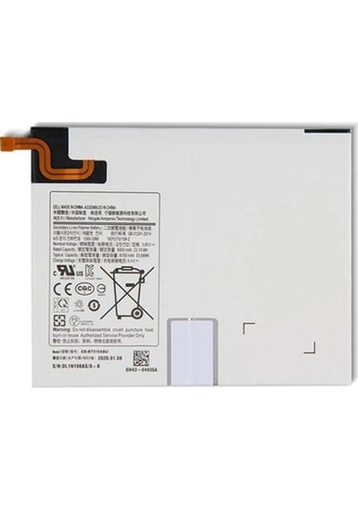 Samsung Galaxy Tab T510 İle Uyumlu Tablet Pil Batarya