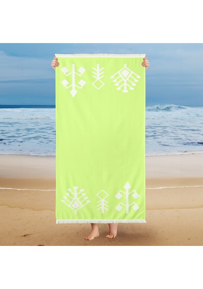 Schafer Home Ethnic Plaj Havlusu-75x150-sarı