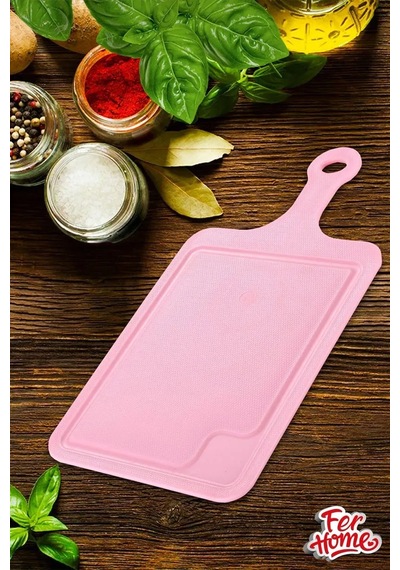 Jenerik Kesme Tahtası Kaydırmaz Plastik Kesme Sunum Tahtası Pratik Kesim Panosu 165x315 Mm Royaleks- Çok Renkli