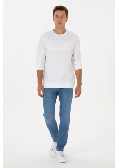 U.S. Polo Assn. Erkek Açık Mavi Slim Fit Jean Pantolon 50316553-DN0021