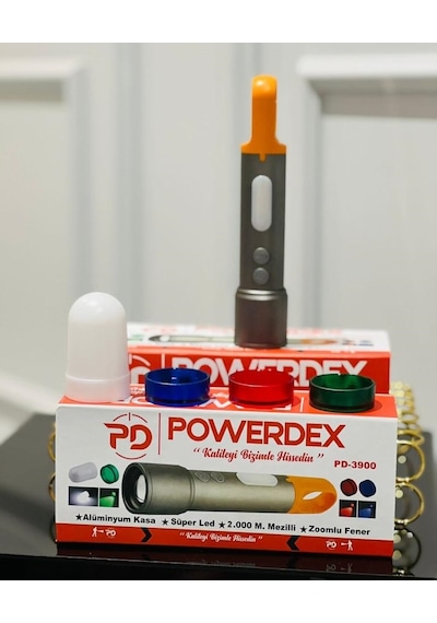 Powerdex Pd-3900 Zoomlu Şarjlı El Feneri