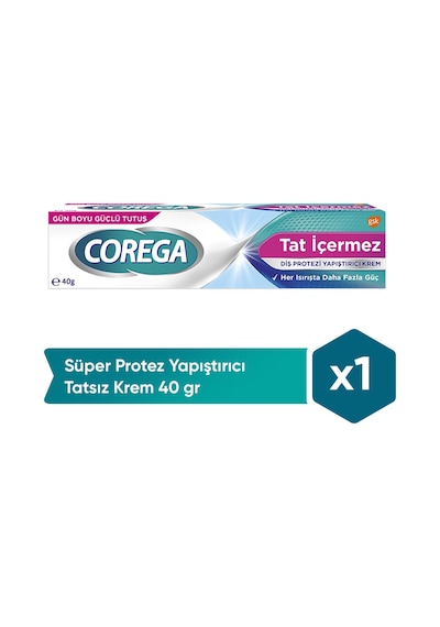 Corega Süper Protez Yapıştırıcı Tatsız Krem 40 G