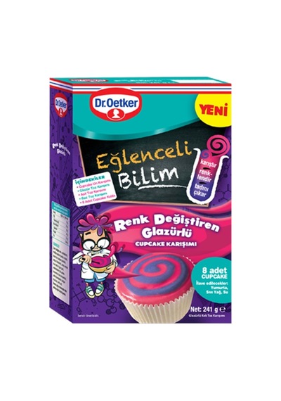 Yeni Eğlenceli Bilim Serisi Renk Değiştiren Glazürlü Cupcake Karışımı 241 Gr - 664410044