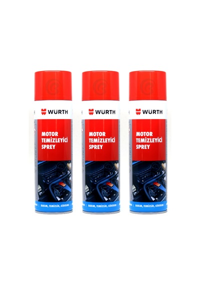 3x Motor Temizleyici Sprey 500 Ml Su Gerekmez