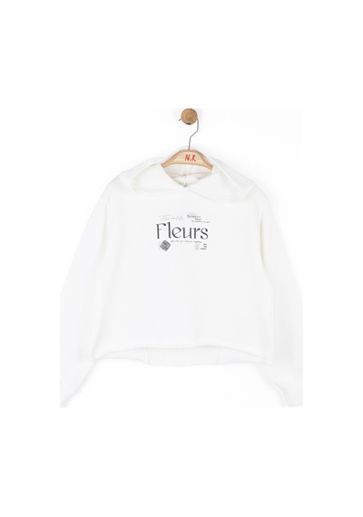 Nk Kids Kız Çocuk Sweatshirt 37817 Ekru