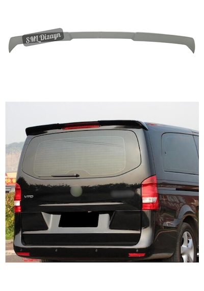 Mercedes Vito W447 Spoiler Bagaj Üstü Tavan Spoyler Boyasız