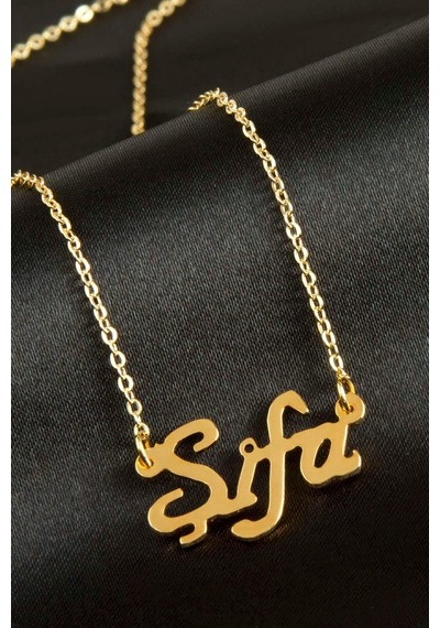 Ilkeshop Şifa İsimli Kolye -sarı altın
