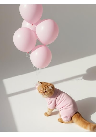 Teddy Bear Pamuklu Kedi Tulum Pijama