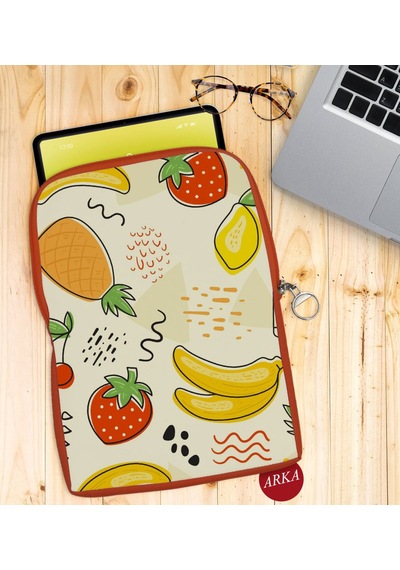 Bk Gift Meyveler Tasarımlı Taşınabilir Koruyucu Tablet Kılıfı & O (531953751)