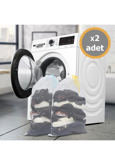 2 Adet Ultra Lüx Perde Ve Çamaşır Yıkama Filesi Renkli Ipli 60x80 Cm Battal Boy Tr Diğer