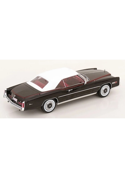 1:18 Ölçek Mcg 1976 Cadillac Eldorado Convertible Diecast Metal Minyatür Model Araba 25cm