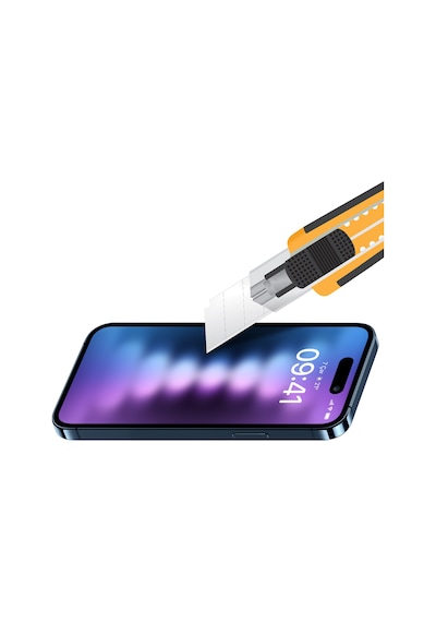 Buff Apple iPhone 15 Pro Max Uyumlu 5d Privacy Ekran Koruyucu