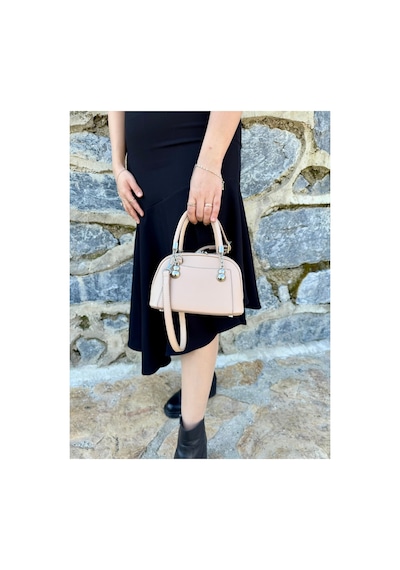 Just Polo Kadın Yeni Sezon Mini Cüzdan Aksesuarlı Askılı Şık El Ve Omuz Çantası Ebat : En 19 Boy 14 Cm Vizon 42151087