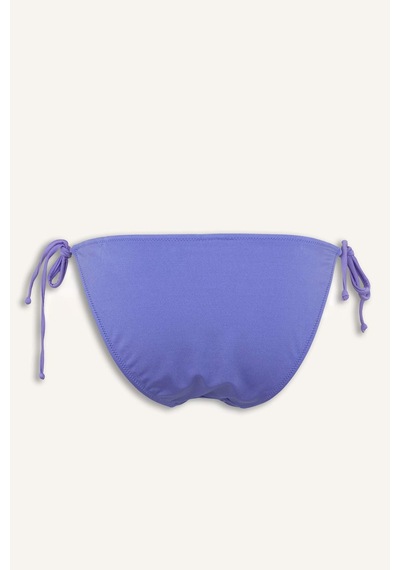 Defacto Regular Fıt Bağcıklı Bikini Altı T3670az26smpr452 Mor-pr452