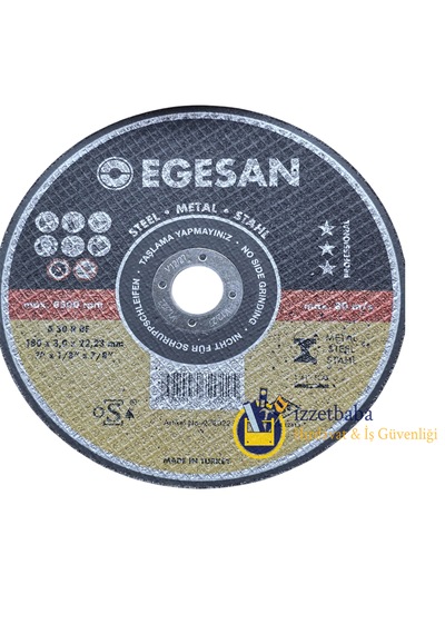 Egesan 180 X 3,0 X 22,23 Pro Serisi Metal Kesme Diski 150 Adet