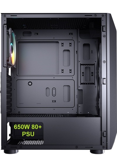 Cougar Mx410 Mesh-G 650W 80+ 4X Rgb Fan Oyuncu Bilgisayar Kasası