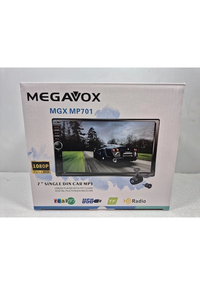 Megavox İnce Kasa Double Teyp - Megavox Aşağı Yukarı Ayarlanan Ekranlı Tofaş Teyp - Park Kameralı