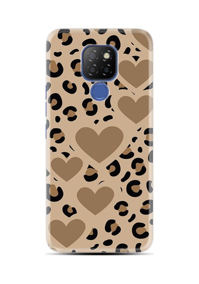 General Mobile Gm9 Pro Kılıf Boutique Baskılı Resimli Leopar Kalp Pcode -068