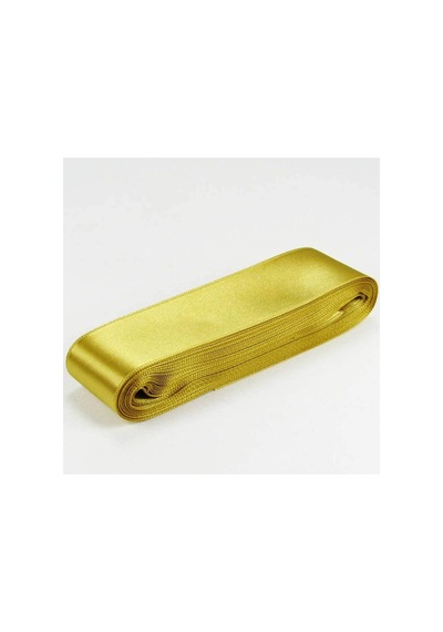 Gold Altın Renk Saten Kurdela 4 Cm. X 10 Metre Gold
