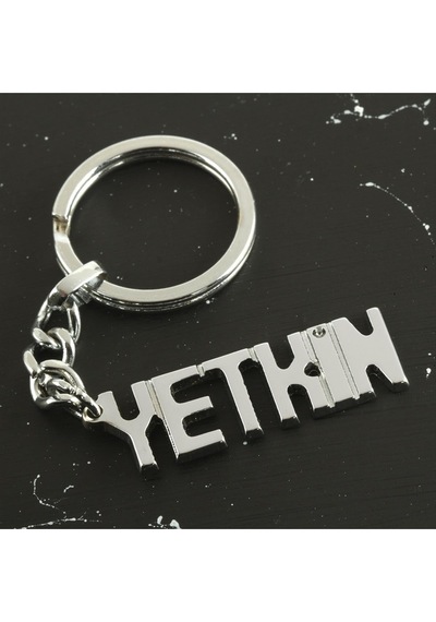 Yetkin - 980 - - Nazblsmm - İsimli Anahtarlık Çok Renkli