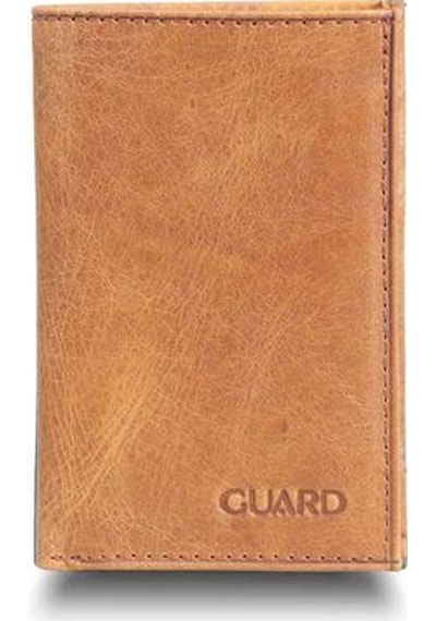 Guard Antik Taba Hakiki Deri İnce Mini Boy Erkek Cüzdan - Grd260418wt1587 Diğer