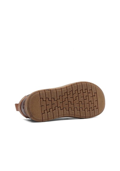 Erkek Kahverengi Deri Sneaker