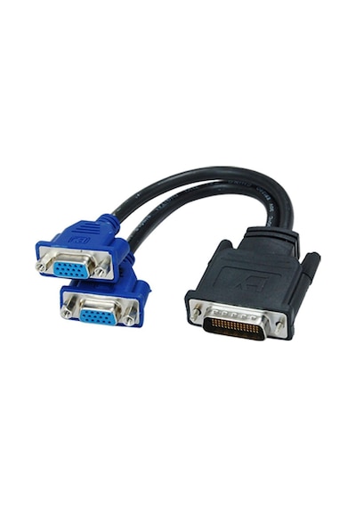 Dms-59 Dms59 Vga Splitter Kablo - 59 Pin Dvi To 2 Vga Çevirici