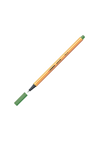 Stabilo Keçe Uçlu İnce Kalem 88 Point 0.4 Mm Yeşil 88/36 Çok Renkli
