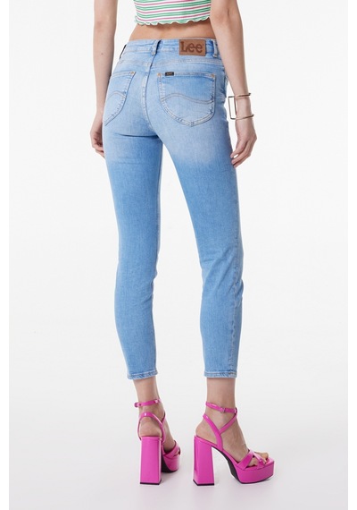 Lee Scarlett Skinny Fit Dar Kesim Yüksek Bel Açık Mavi Esnek Jean Kot Pantolon L626014404