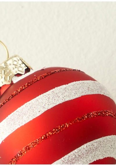 Bella Maison Christmas Mini Ball Dekoratif Süs Kırmızı 19x15x4 Cm