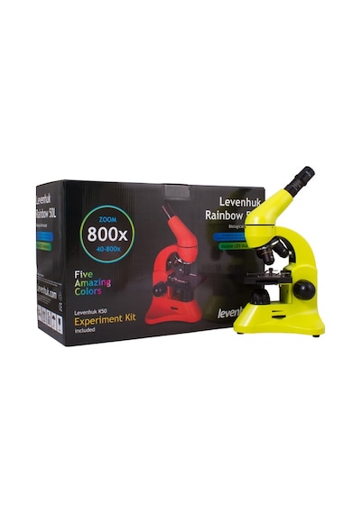 Levenhuk Raınbow 50L Lime/Yeşil Limon Mikroskop