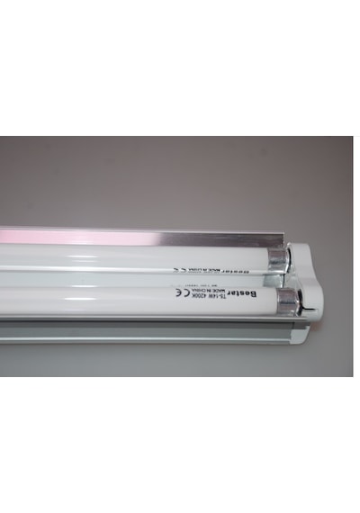 T5 Reflektörlü Bant Armatür 2X14W Elektronik Balastlı Sarı Beyaz