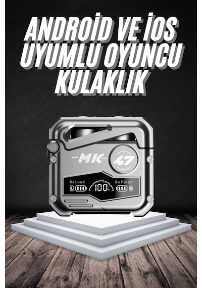 Mey İthalat Bluetooth Kulaklık Dokunmatik Kontrol Tws Kablosuz Kulaklık Hi-fi Stereo