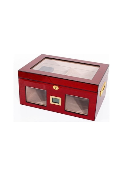 Parmida Humidor / Puro Saklama Kutusu Kırmızı 0143