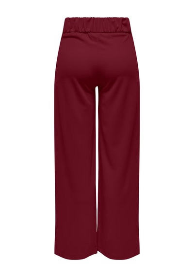 Jdy Jdygeggo Regular Fit Normal Bel Geniş Paça Pantolon Bayan Pantolon 15208430 Vişne