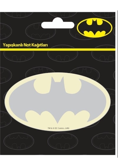 Yapışkanlı Not Kağıdı --batman Ayraç Ve Not Kağıdı 2 Farklı Model