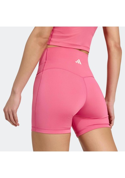 Adidas Studio All Me Booty Kadın Pembe Kısa Tayt Kx3142