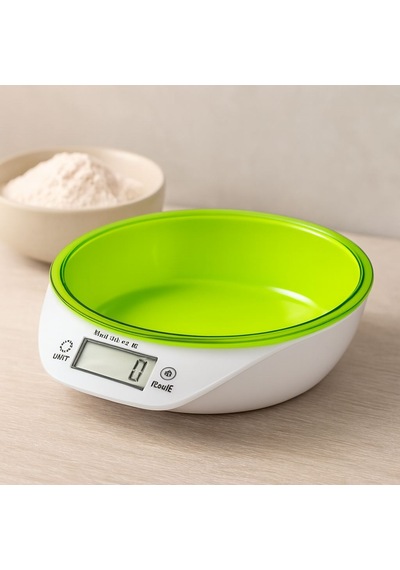 Dijital Kaseli Mutfak Terazisi 5kg/1g Pilli Açık Kırmızı
