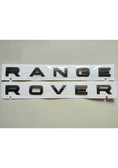 Range Rover Sport Kaput Ve Bagaj Yazısı Model Mat Siyah