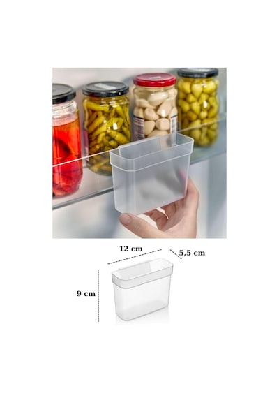 5 Adet Asılabilir Buzdolabı Düzenleyici, Çok Amaçlı Mini Kutu, Dolap İçi Organizer 5 Li Set Plastik Diğer