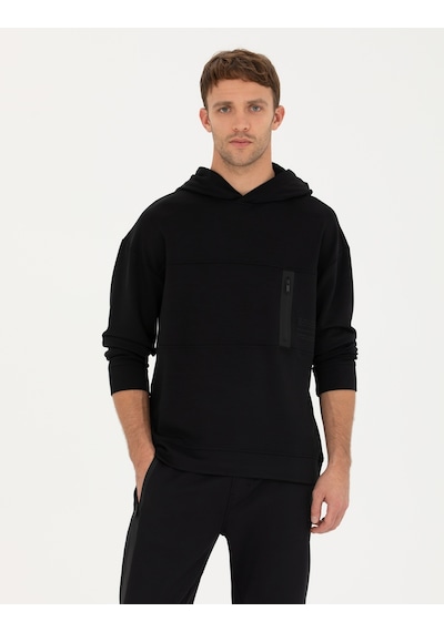 Pierre Cardin Erkek Siyah Sweatshirt 50272510-vr046 Siyah