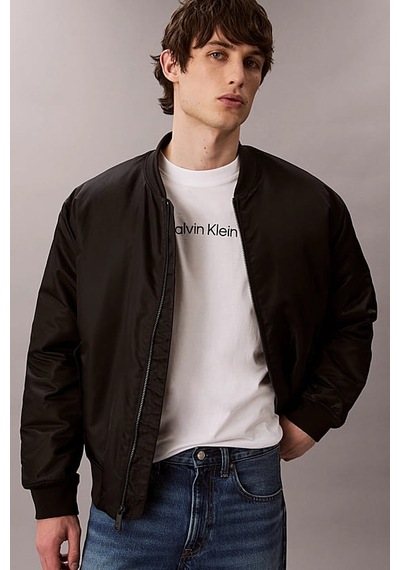 Calvin Klein Erkek Regular Fit Yazı Baskılı Pamuklu T-shirt - Beyaz 4114632