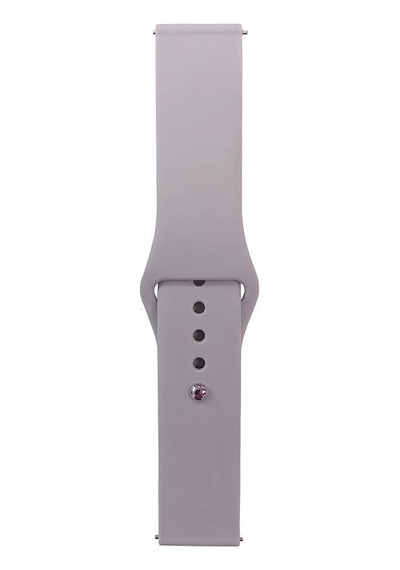 Huawei Gt2 42mm Band Serisi 20mm Klasik Kordon Silikon Strap Kayış-cloud Gray